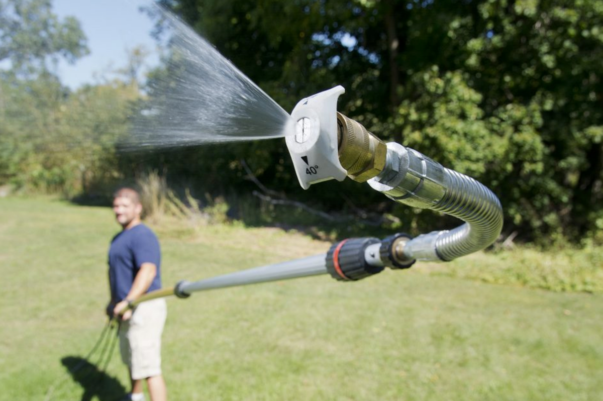 Flexible pressure online washer wand